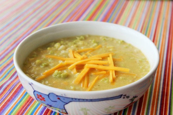 broccoli cheddar soup 1