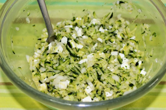zucchini patties prep 4